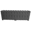 Горщик для квітів VIOLET HOUSE 1062 BAMBOO Antracite з дренажем 65 см 