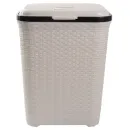 Корзина д білизни VIOLET HOUSE 0726 Роттанг WHITE с к black 55 л (0726 Роттанг W с к black 55 л) VIO