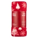 Плед Ardesto Christmas Fleece 130x160см, 100% поліестер, засніжені ялинки ART0715PB