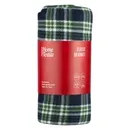 Плед Ardesto Christmas Fleece 130x160см, 100% поліестер, клітинка, зелений ART0718PB