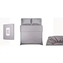 Простирадло на резинці Ardesto Mix&Match, 160х200+30см, 100% бавовна, сатин, сірий ART1620FSD