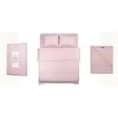 Простирадло Ardesto Mix&Match, 180х240см, 100% бавовна, сатин, рожевий світлий ART1824FSP
