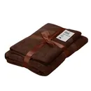 Набір рушників махрових Ardesto Splendid 50х90см, 70х140см, 2шт, 100% бавовна, коричневий ART2359BR