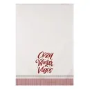 Рушничок для кухні Ardesto Christmas Happy Holidays 45х65см, 90% поліестер, 10% бавовна, білий ART45
