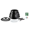 Набір посуду Tefal Ingenio Easy Cook & Clean, змінна ручка, 13 предметів, алюміній, бакеліт, коричне