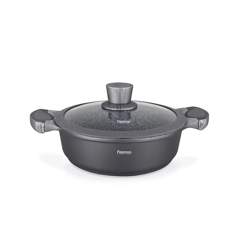 Сотейник PRESTIGE 26x8 см / 3,5 л зі скляною кришкою (алюміній з антипригарним покриттям) 5028