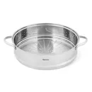 Вставка-пароварка 28x8 см з двома ручками (нерж. сталь) 5119 Fissman