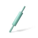 Скалка для тіста 39,5x5,5 см, колір АКВАМАРИН (силікон) 7562