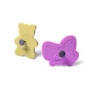 Набір з 2 формочок з поршнем для вирізання печива БАНТ та ВЕДМЕЖА (пластик) 8559