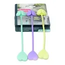 Набір з 3 стяжок для рулетів та пакетів 10 см (силікон) 8895