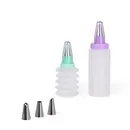 Кулінарний декоратор з насадками з двома пляшками 125 мл, 165 мл (пластик) 7576
