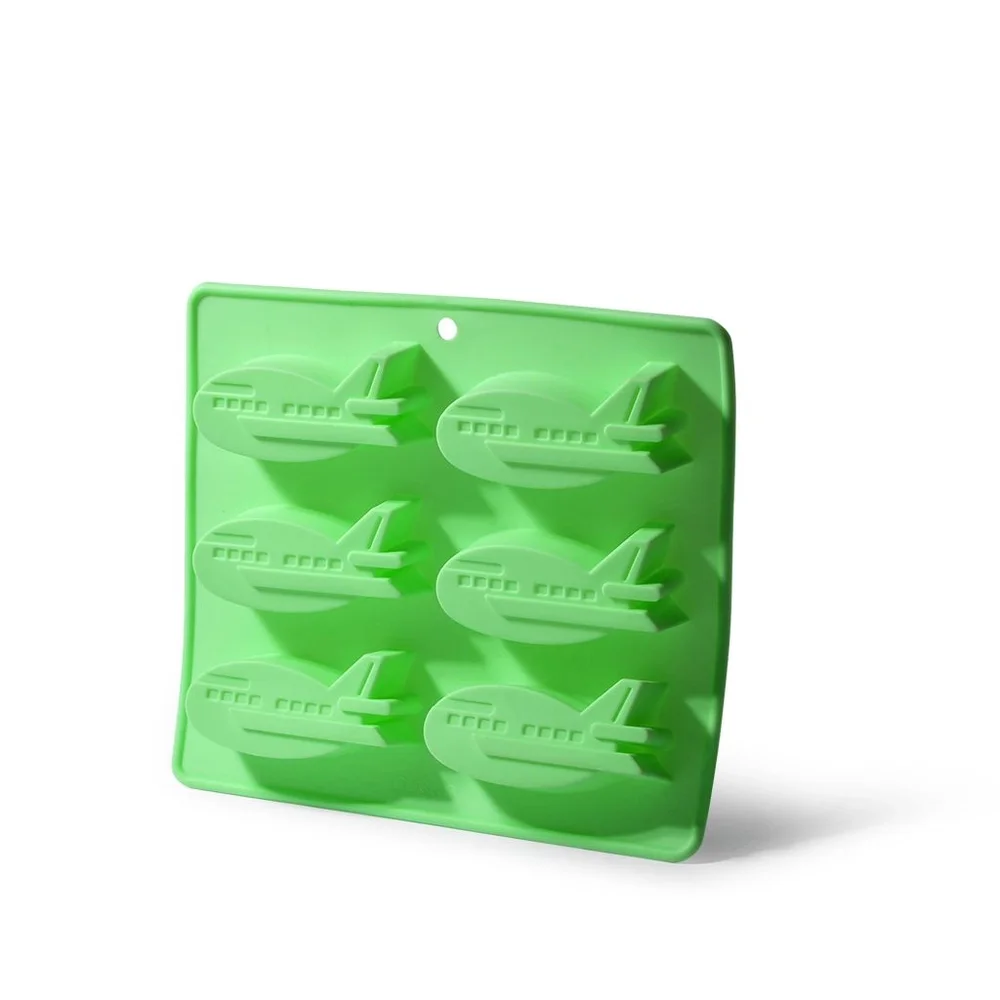 Форма для випічки 6 кексів ЛІТАКИ 22x20x2,5см, колір ЗЕЛЕНИЙ ЧАЙ (силікон) 6727