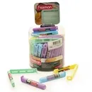 Зажим для пакетів середній 9 см (пластик) (60 шт. в промо-тубусі) 7594