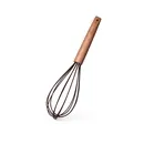 Збивалка CHEF’s TOOLS 31 см, колір ШОКОЛАДНИЙ (силікон з дерев`яно. ручко.) 17292