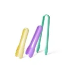 Набір з 3 щипців для сервірування їжі 15/20/25 см (нейлон) 7256