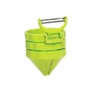 Набір з 3 овочерізок для декорування страв 7x4,5 см у формі конуса з овочечисткою (нерж. стал 8674