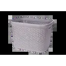 К4-130 Кошик без кришки з рамкою 30л сірий Diomedea 3 шт