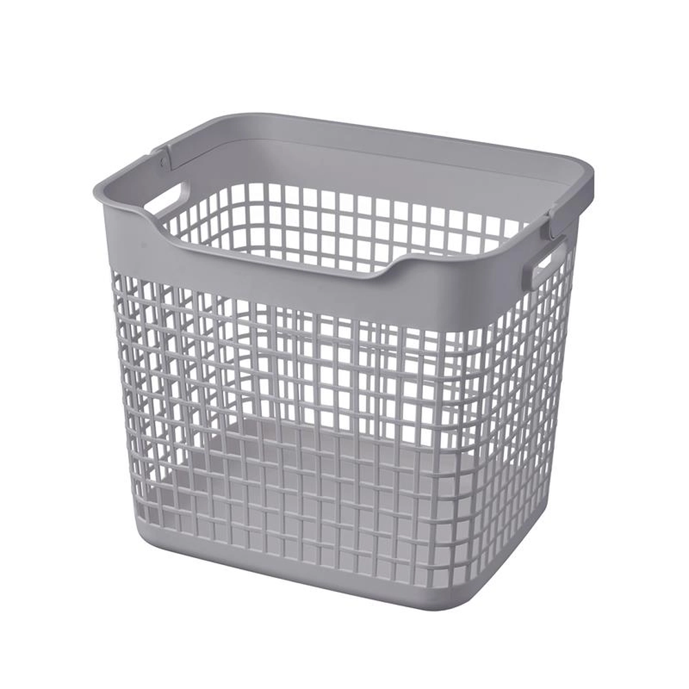 Кошик для білизни Ardesto 38x29.5x33см, 26л, пластик PP, сірий ARHC2402GG Кошик для білизни Ardesto 38x29.5x33см, 26л, пластик PP, сірий ARHC2402GG