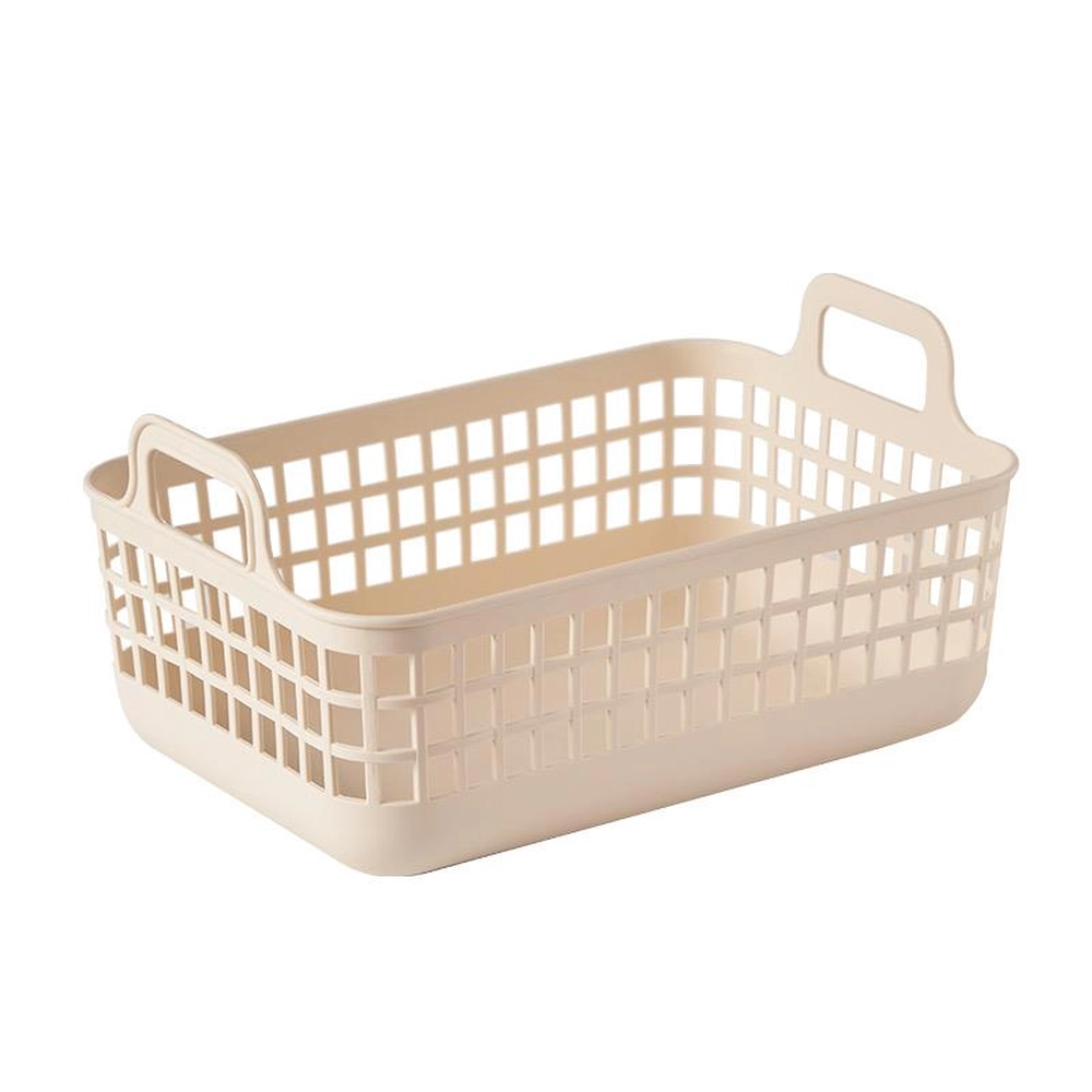 Кошик для зберігання Ardesto 33x22x16.3см, 7л, пластик PP, бежевий ARHC2507BG Кошик для зберігання Ardesto 33x22x16.3см, 7л, пластик PP, бежевий ARHC2507BG