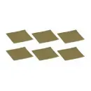 662216 Підкладка під скло FLAIR, 6 шт., оливкова . Tescoma