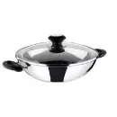 729032 Сковорідка Wok PRESTO із кришкою d 32 см . Tescoma