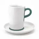 touch! Чашка для latte 0,35л з блюдцем (Зелений)